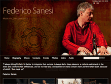 Tablet Screenshot of federicosanesi.com